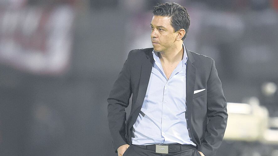 Marcelo Gallardo, DT de River.