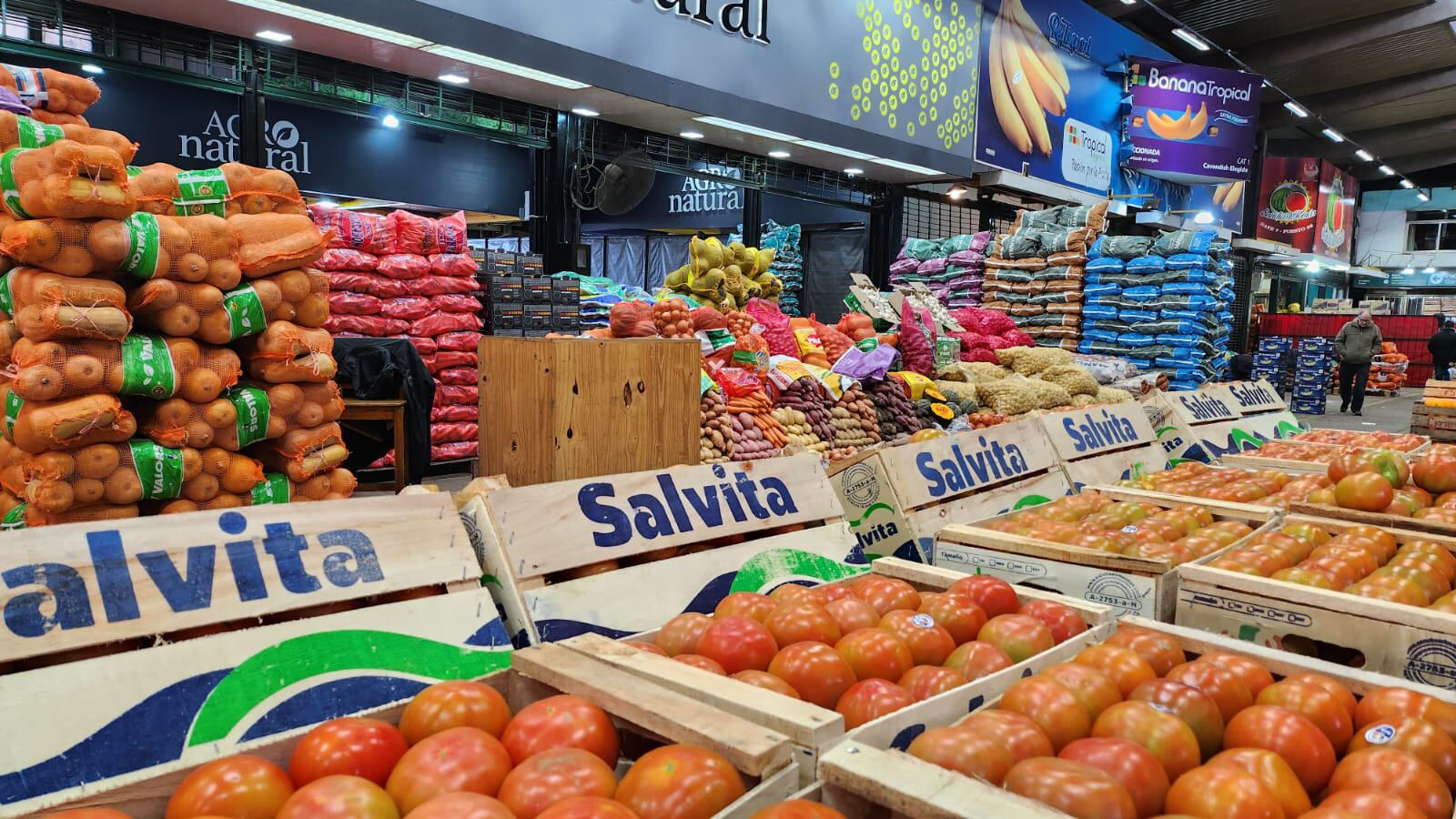 Las frutas y hortalizas están entre los alimentos que más se importaron. 
