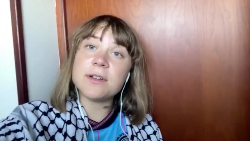 Es acusada de ser colaboradora de Hamas y acaba de ser detenida por el gobierno israelí tras llegar a pocos kilómetros de la costa gazatí. 