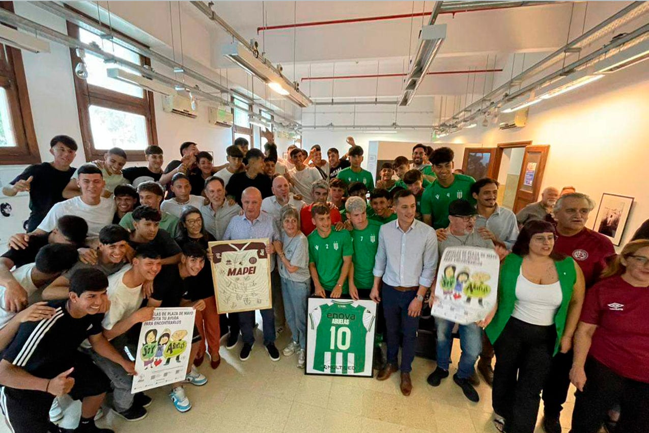 La visita de Banfield y Lanús a la Casa por la Identidad