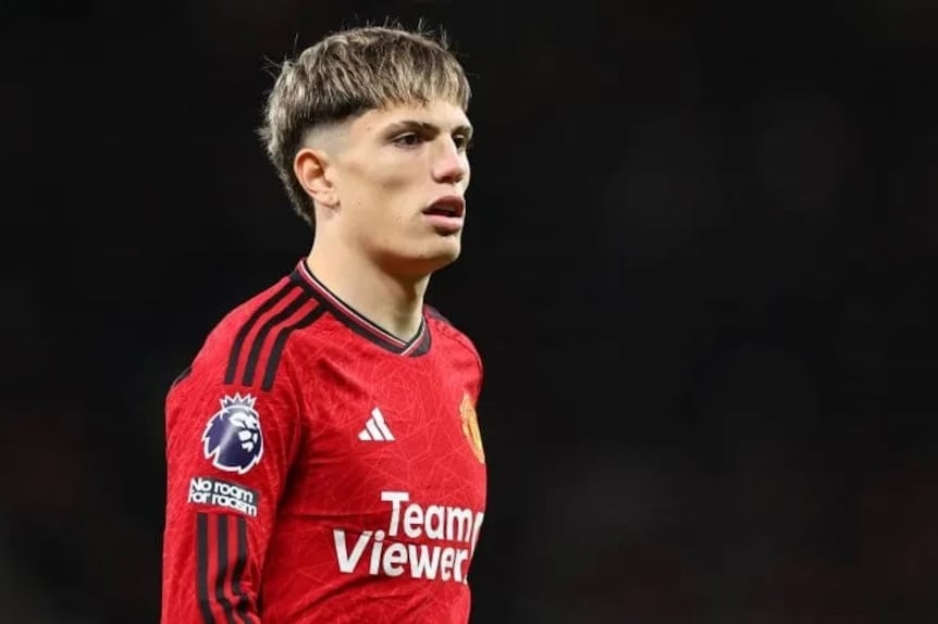 Garnacho posteó una foto del camerunés Onana y dos emojis de gorila