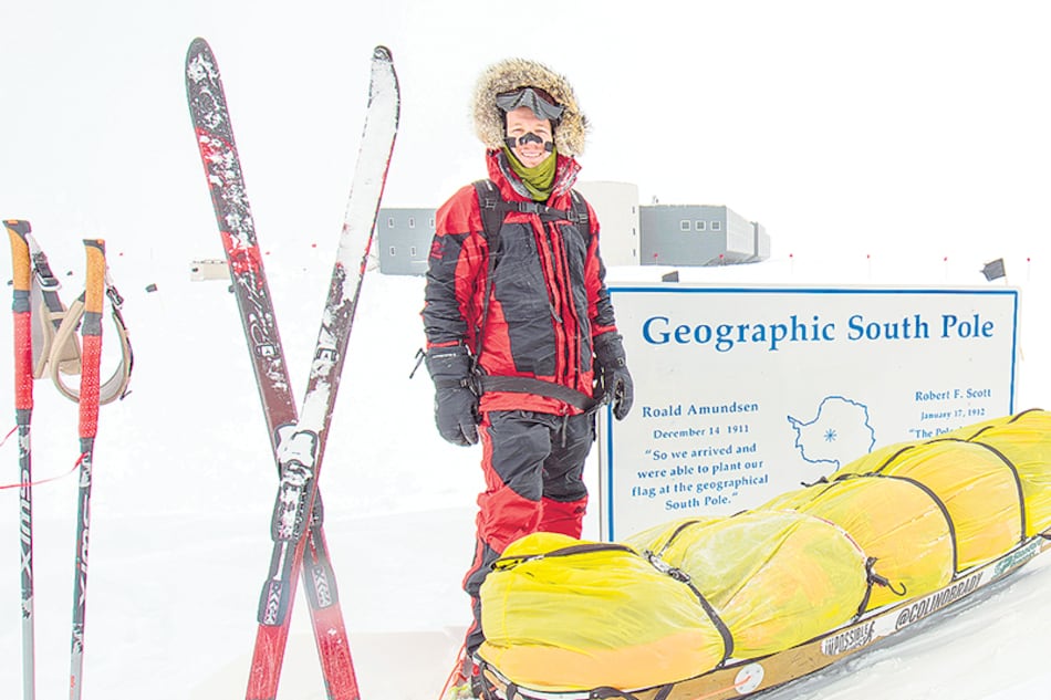 Colin O’Brady, un extriatleta profesional de 33 años que ya tiene varios records en su haber.