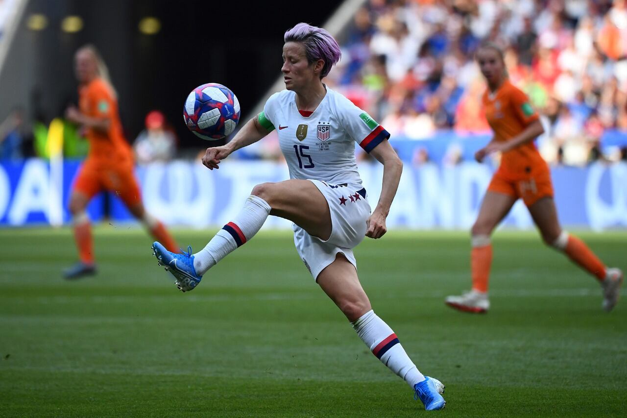 Megan Rapinoe, la mejor jugadora del mundo elegida por la FIFA.
