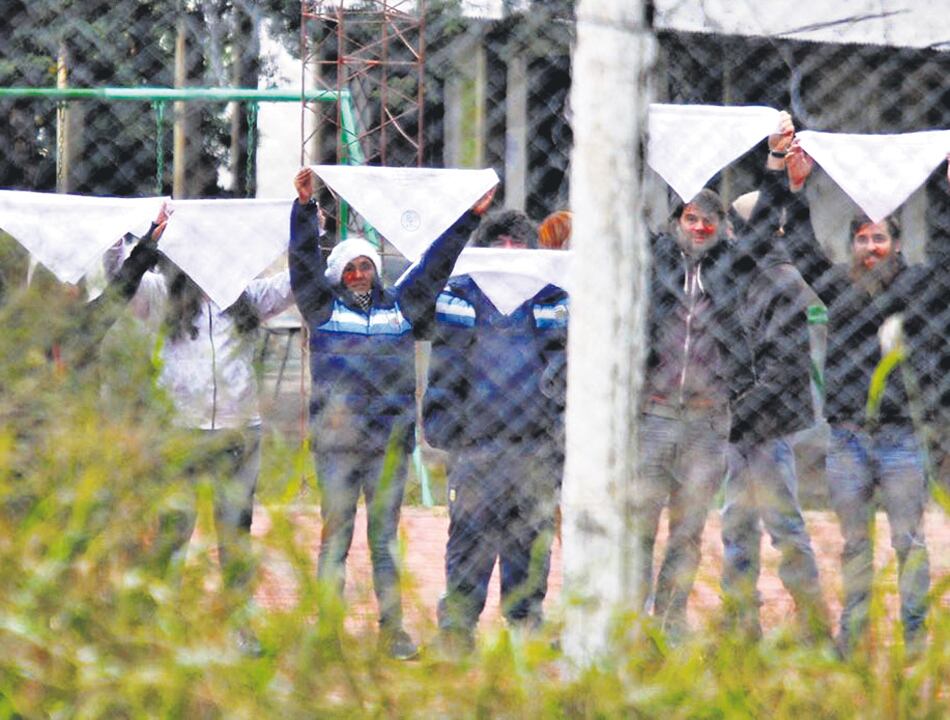 Milagro Sala aprovechó la visita de Daniel Catalano para expresar su rechazo al fallo del 2x1.