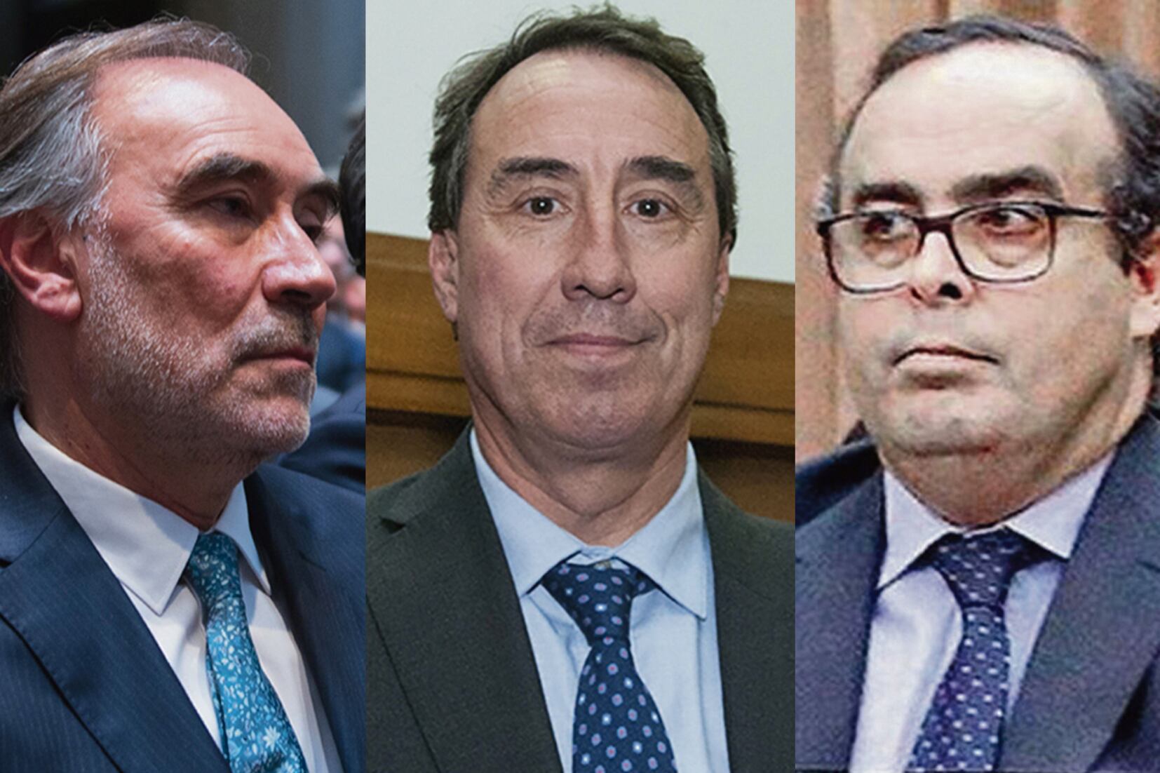 Los camaristas federales Leopoldo Bruglia, Mariano Llorens y Pablo Bertuzzi.