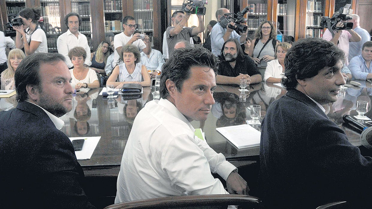 Los funcionarios de Vidal y los representantes de los maestros se reunieron ayer en el Ministerio de Economía provincial, en La Plata