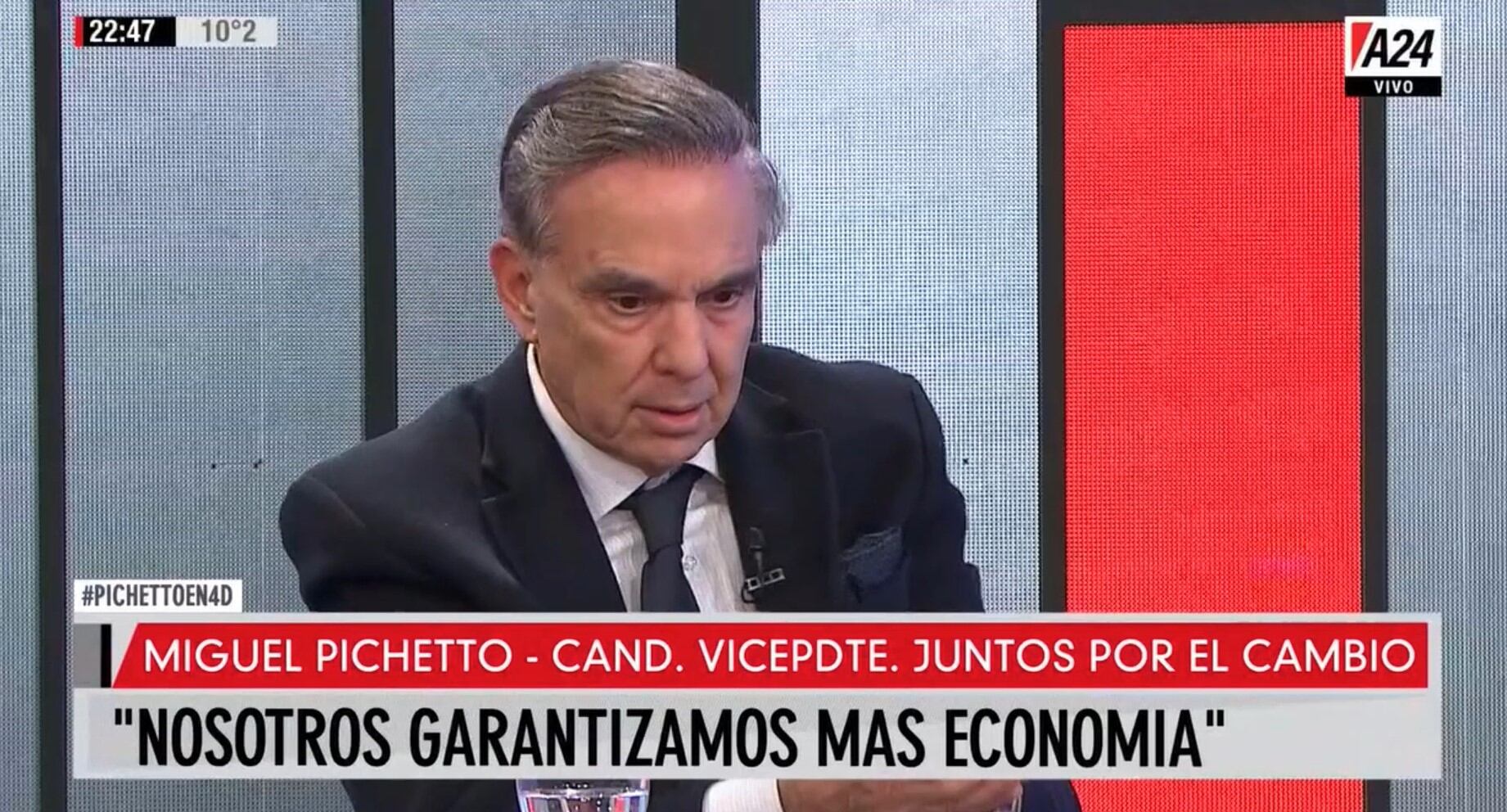 Pichetto volvió a asegurar que la economía estaba bien antes de la derrota en las PASO.