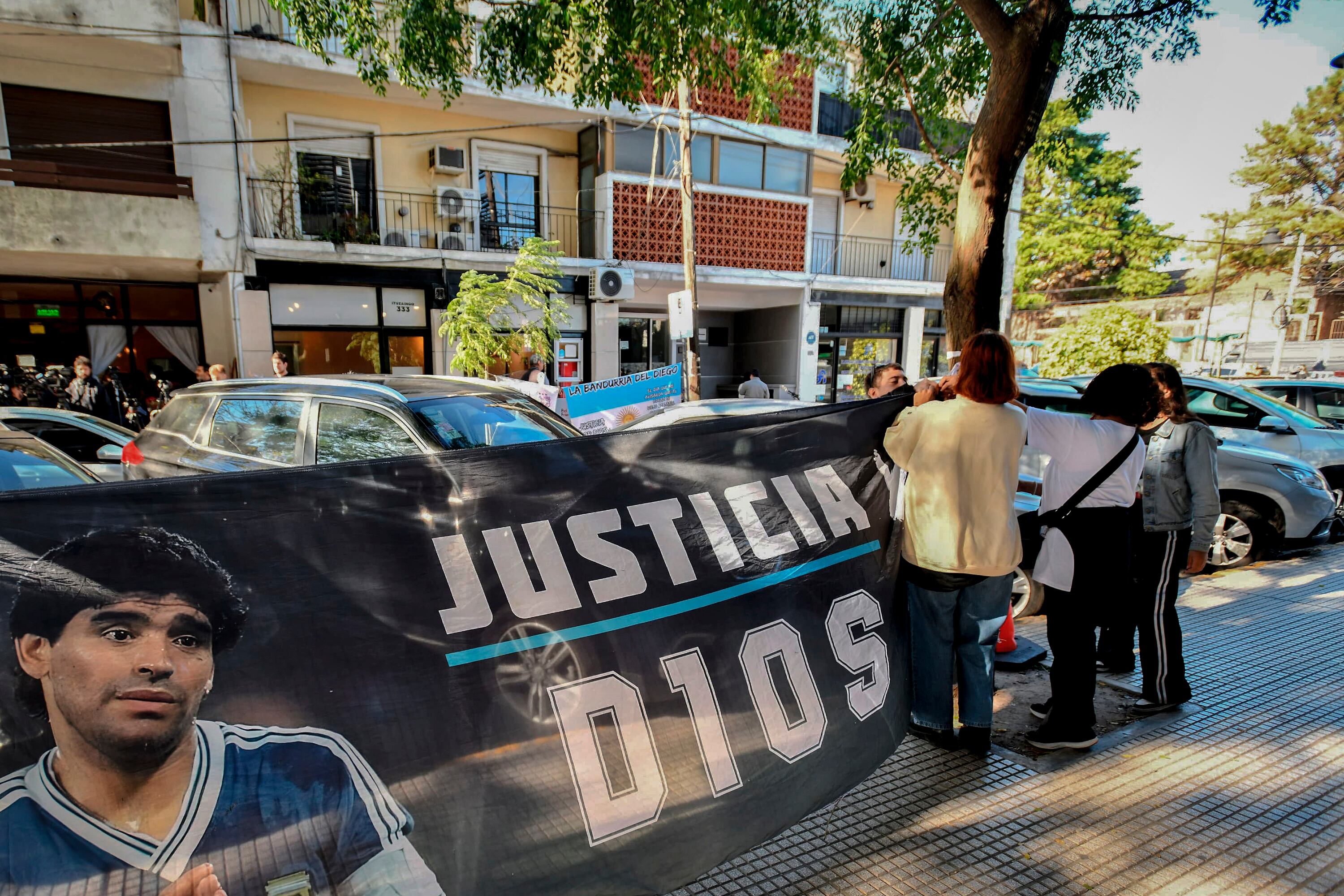 El juicio por la muerte de Maradona se sigue en los Tribunales de San Isidro.