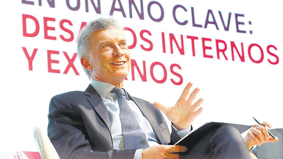 El presidente Mauricio Macri retrocedió unos días en su mensaje de campaña.