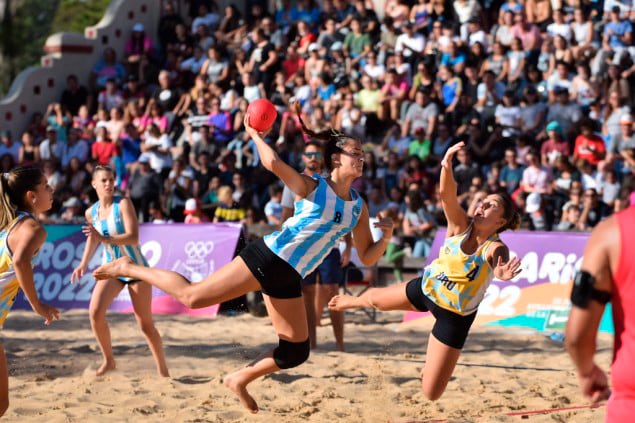 Rosario recibe a la elite del handball playa de Sudamérica en el cierre de la Playa Olímpica