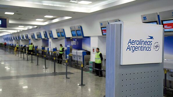 El lunes no habrá actividad en los vuelos de Aerolíneas Argentinas.
