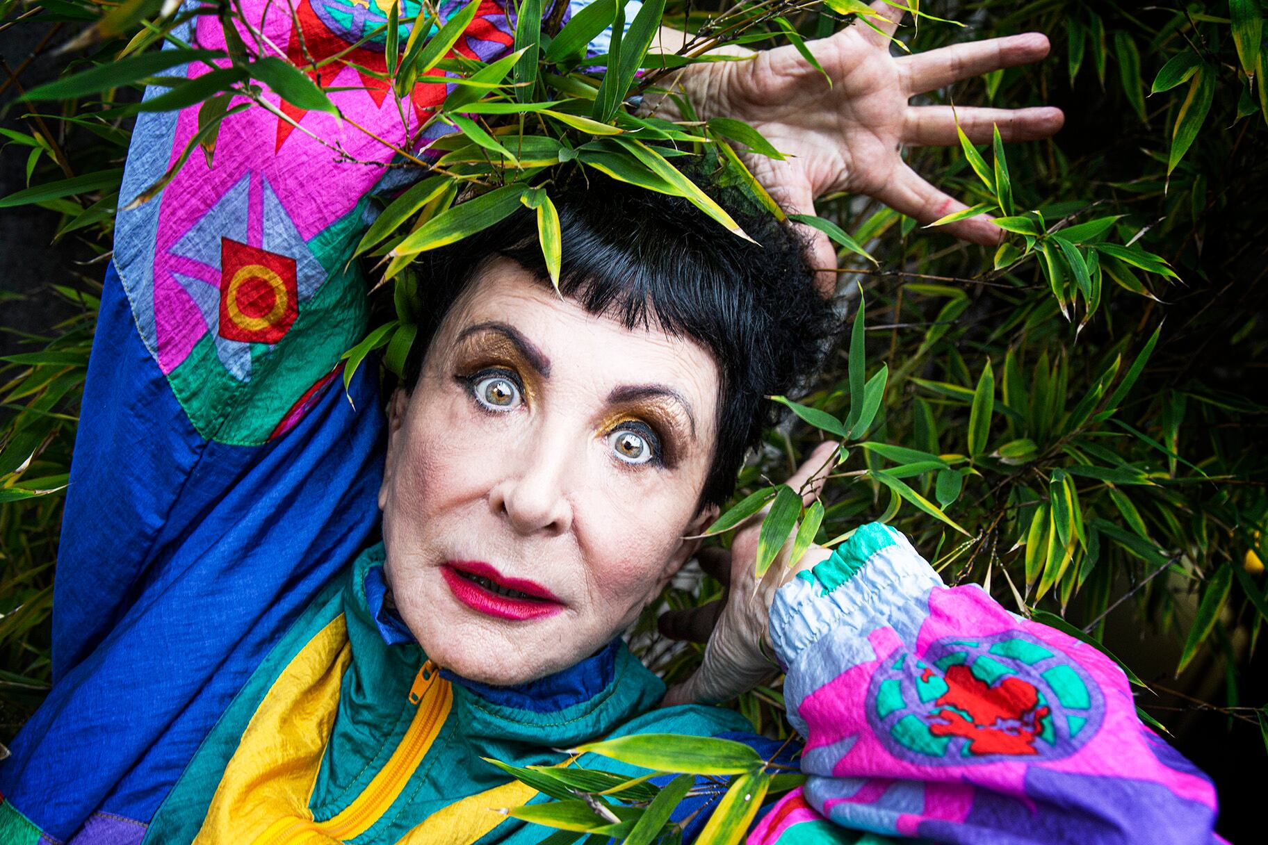 La filósofa punk, Esther Díaz, en el exacto momento de darse cuenta.