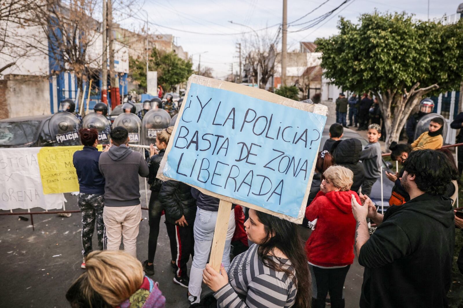 Protestas en Lanús