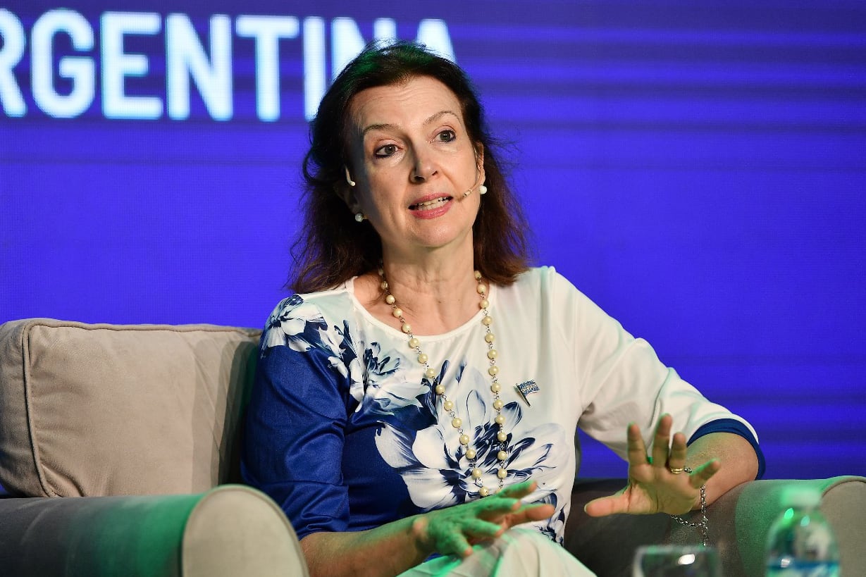 Diana Mondino, canciller con funciones de difusora oficial del gobierno