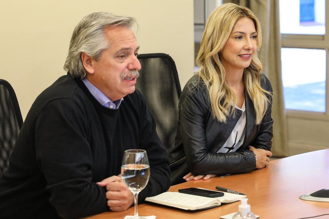 Alberto Fernández y Fabiola Yañez.