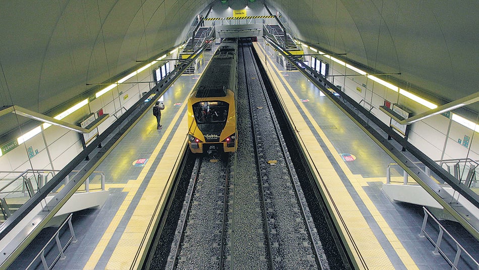 Los metrodelegados pidieron medidas de seguridad por la presencia de amianto.