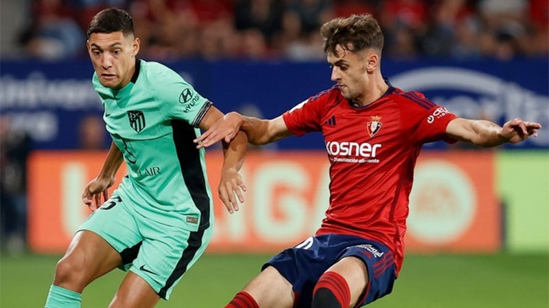 Molina, defensor de la Selección Argentina, fue titular en el Aleti