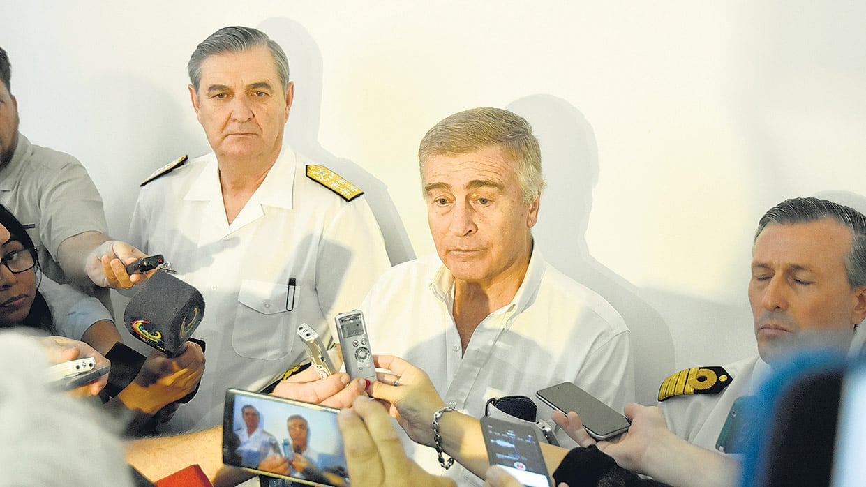 “El compromiso es que hasta que no lo encontremos no vamos a dejar de buscar”, dijo Aguad.