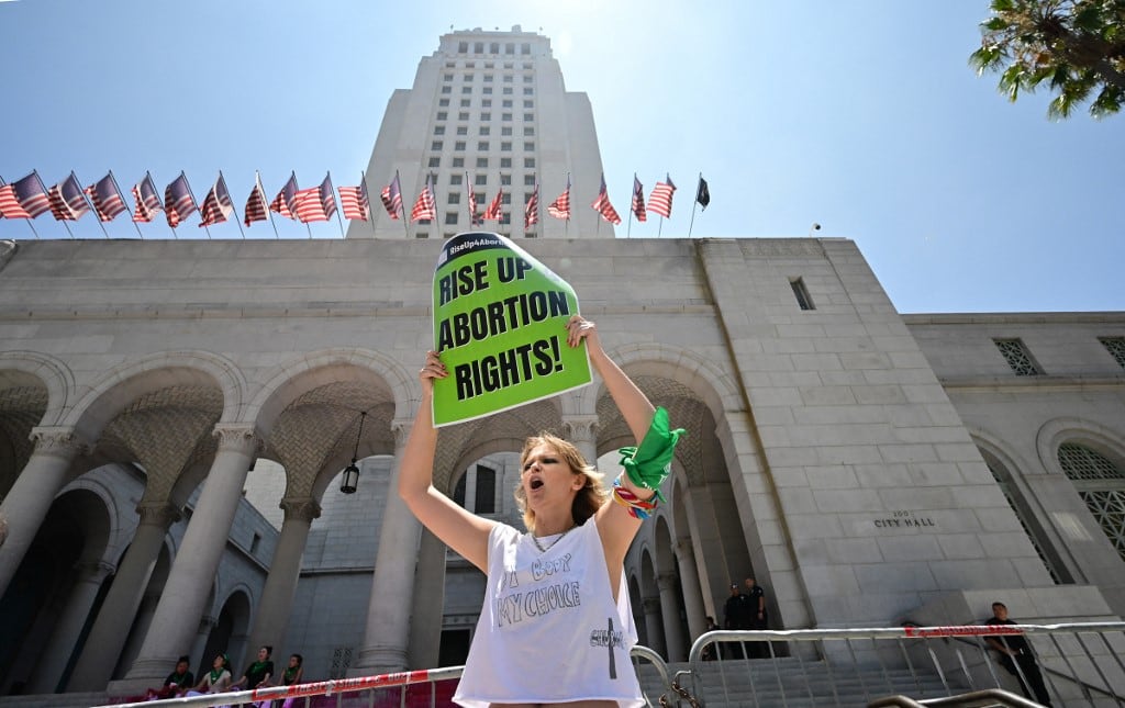 Hasta el momento, ya son 13 los estados donde entraron en rigor leyes que prohíben el aborto. Foto: AFP.