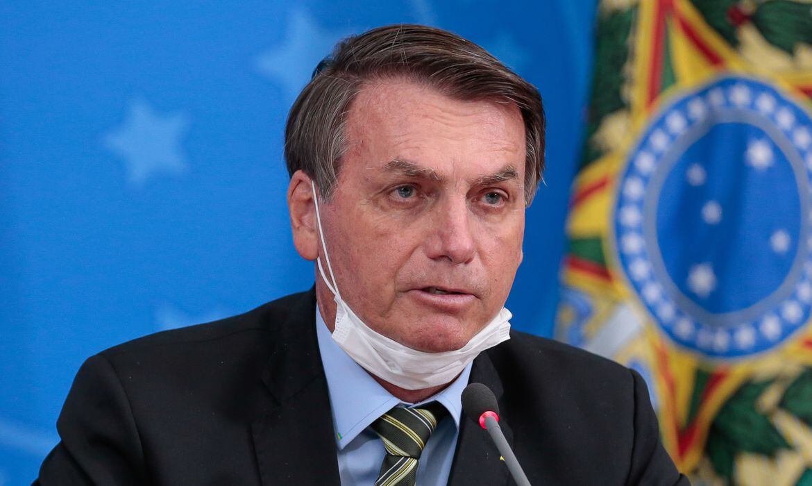 El presidente de Brasil, Jair Bolsonaro en conferencia durante la pandemia / Carolina Antunes, Agencia Brasil