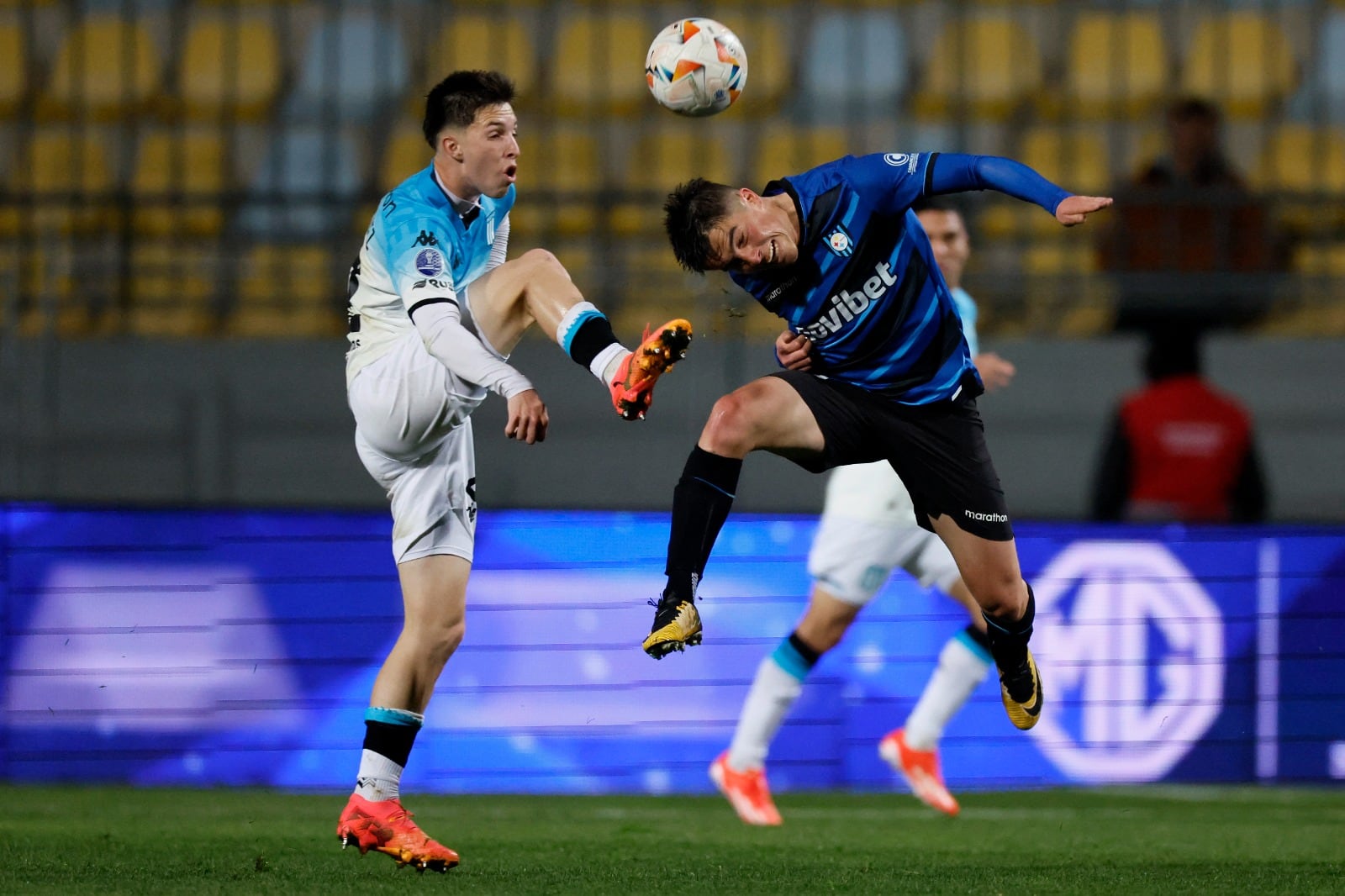 Baltasar Rodríguez tuvo un buen partido en la ida jugada en Chile.