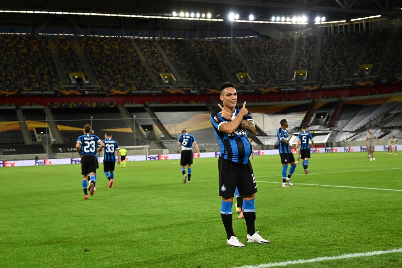 Lautaro celebra el segundo de su cosecha.