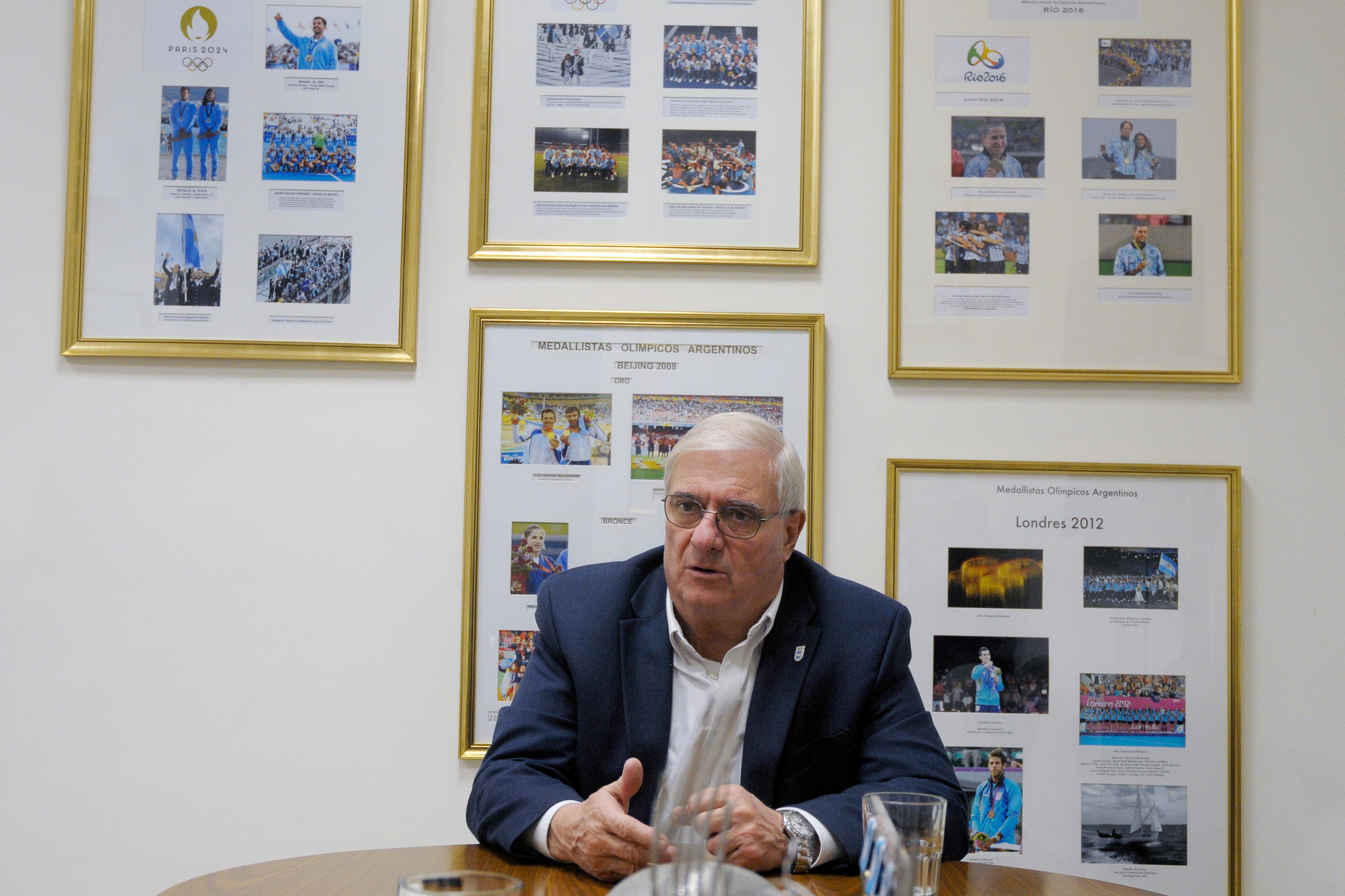 El presidente del Comité Olímpico Mario Moccia