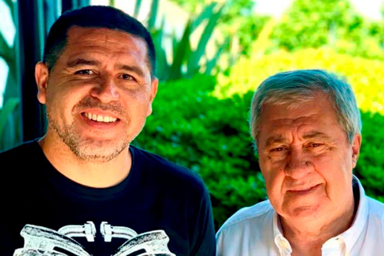 Riquelme junto a Ameal, una imagen de otros tiempos
