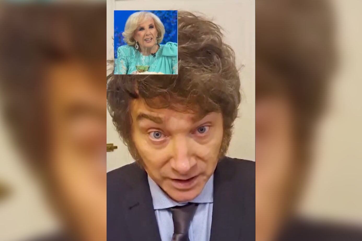 Milei saludó a Mirtha Legrand por su cumpleaños.