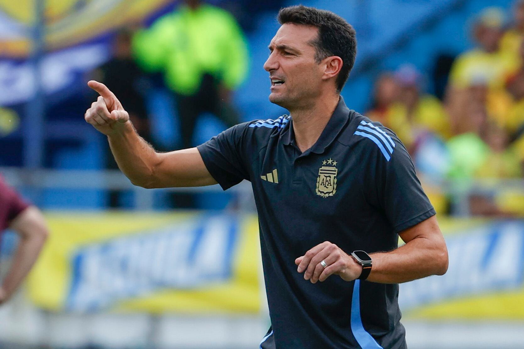 Lionel Scaloni, DT de la Selección.