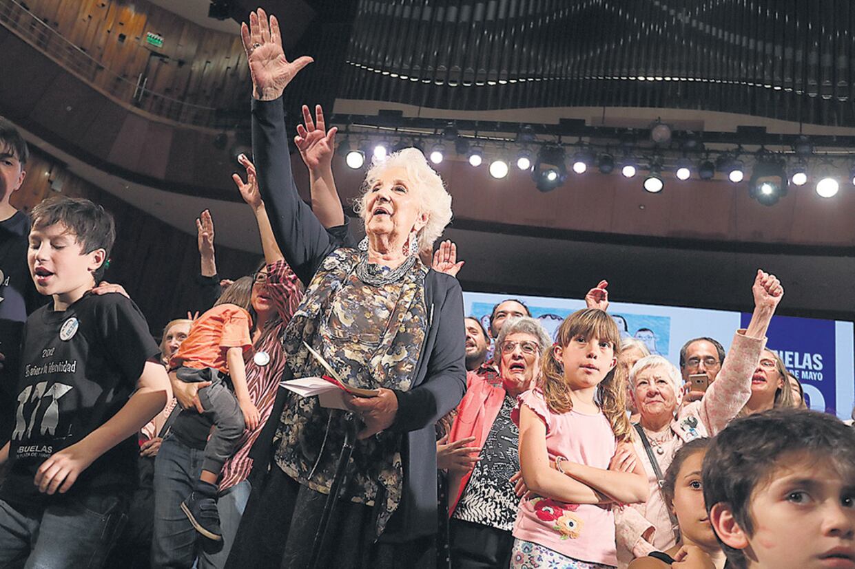 Las Abuelas de Plaza de Mayo anunciaron ayer en el Centro Cultural Kirchner el hallazgo de una nueva nieta.