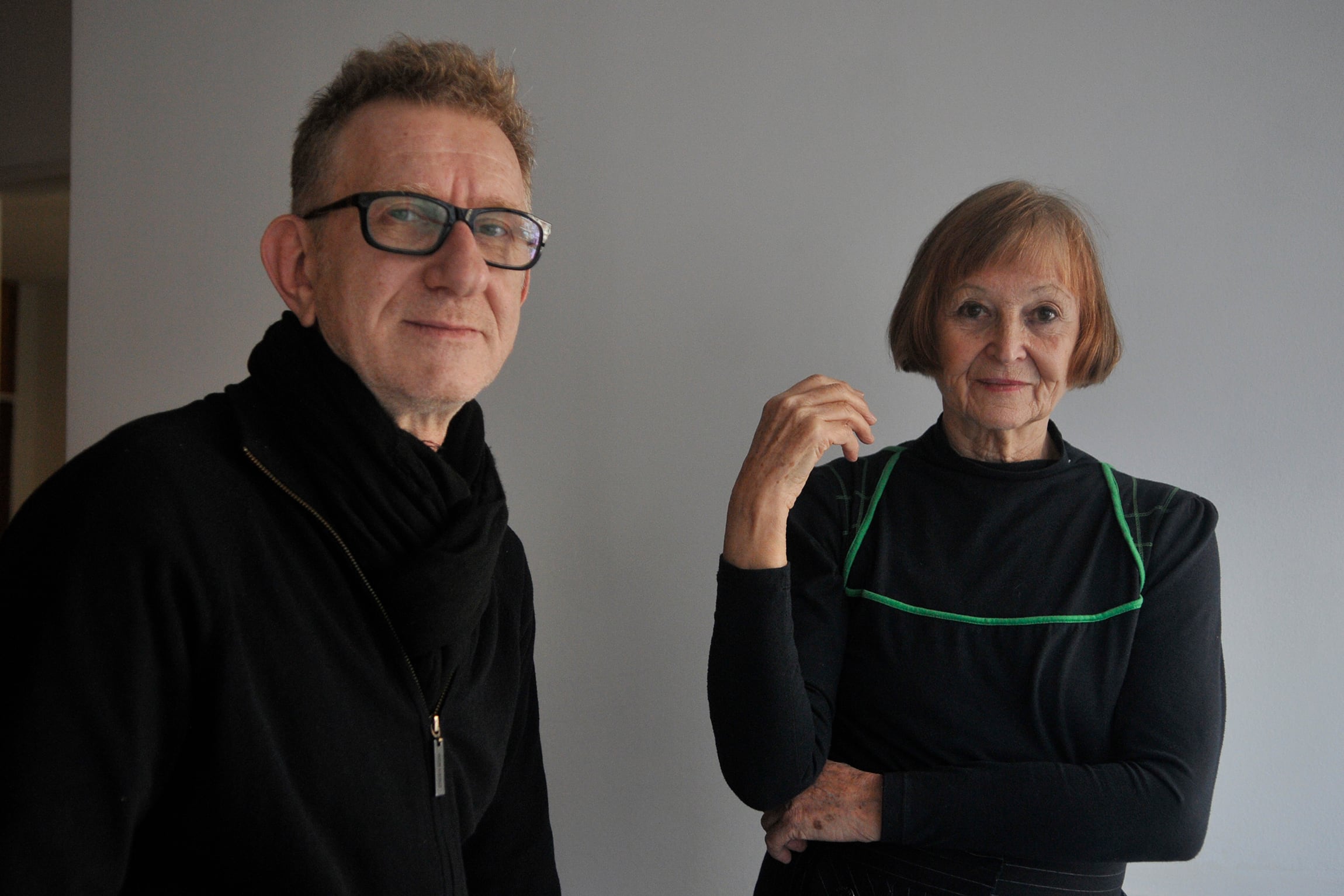 Margarita Bali junto a Litvak, el director de la puesta.