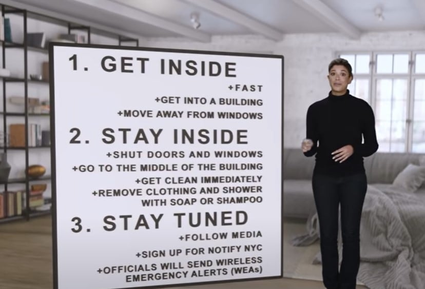 Ante un caso hipotético de ataque nuclear, las autoridades quieren que los neoyorkinos estén preparados. (Foto: Captura de pantalla / NYC GOV)
