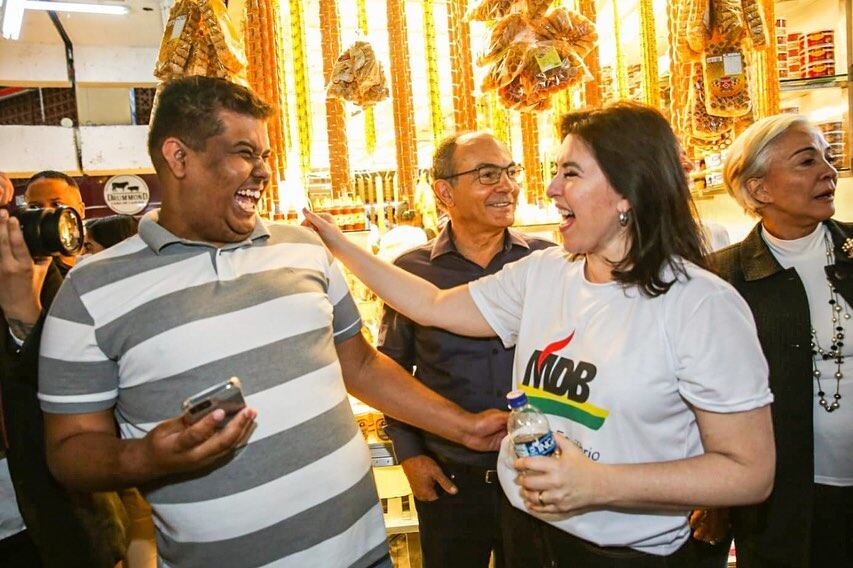 Simone Tebet en un acto político en Belo Horizonte, el 30 de julio / Facebook de Tebet 