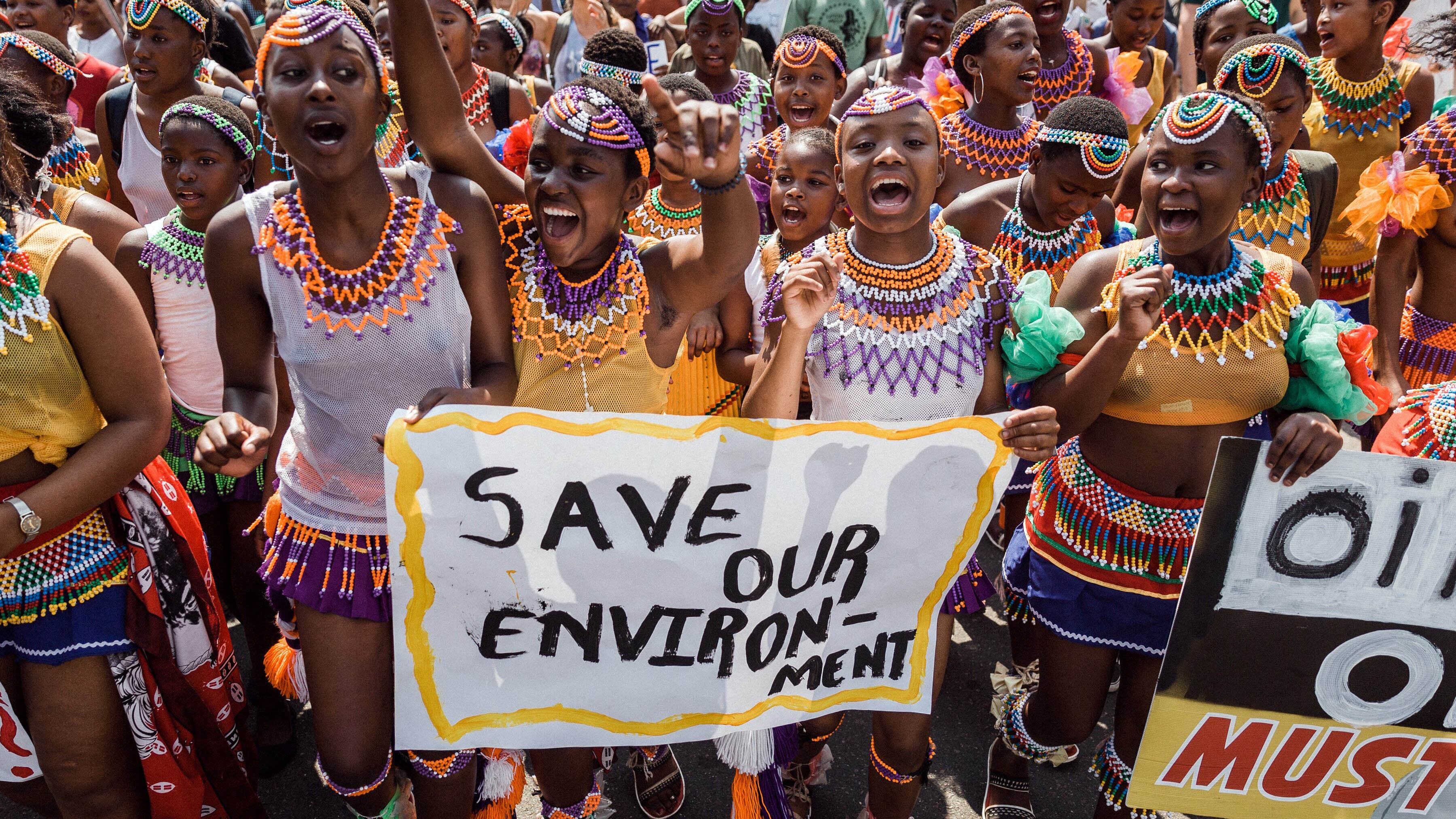 El desastre climático produce en Africa sequías que provocan hambrunas.