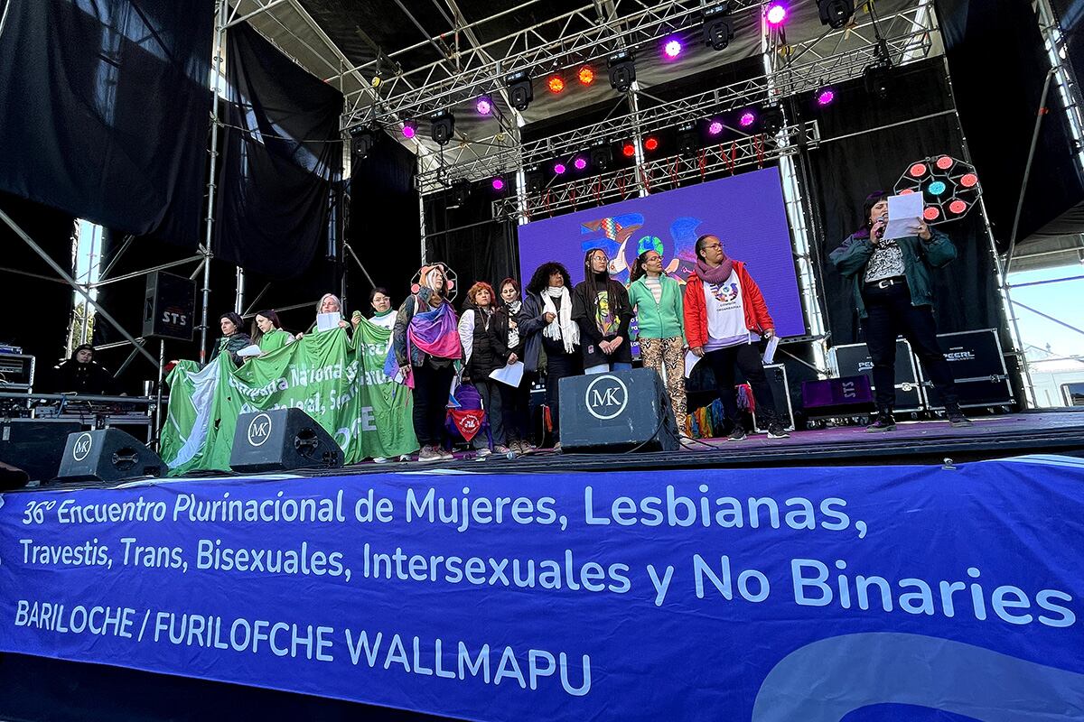 Mujeres afroargentinas en el acto de cierre del Encuentro. Imagen: DIAFAR/FNOA