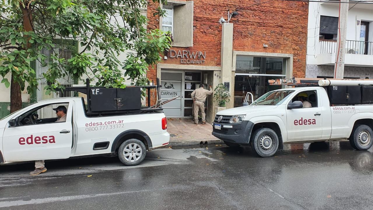 Edesa cortó el servicio a comercios de la calle Balcarce