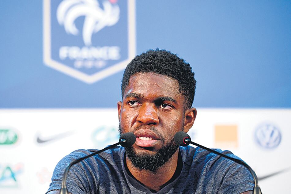 El defensor Samuel Umtiti.