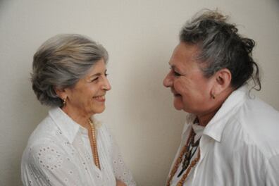 Cristina Banegas y Rita Cortese, dos grandes artistas reunidas en Canciones bárbaras.