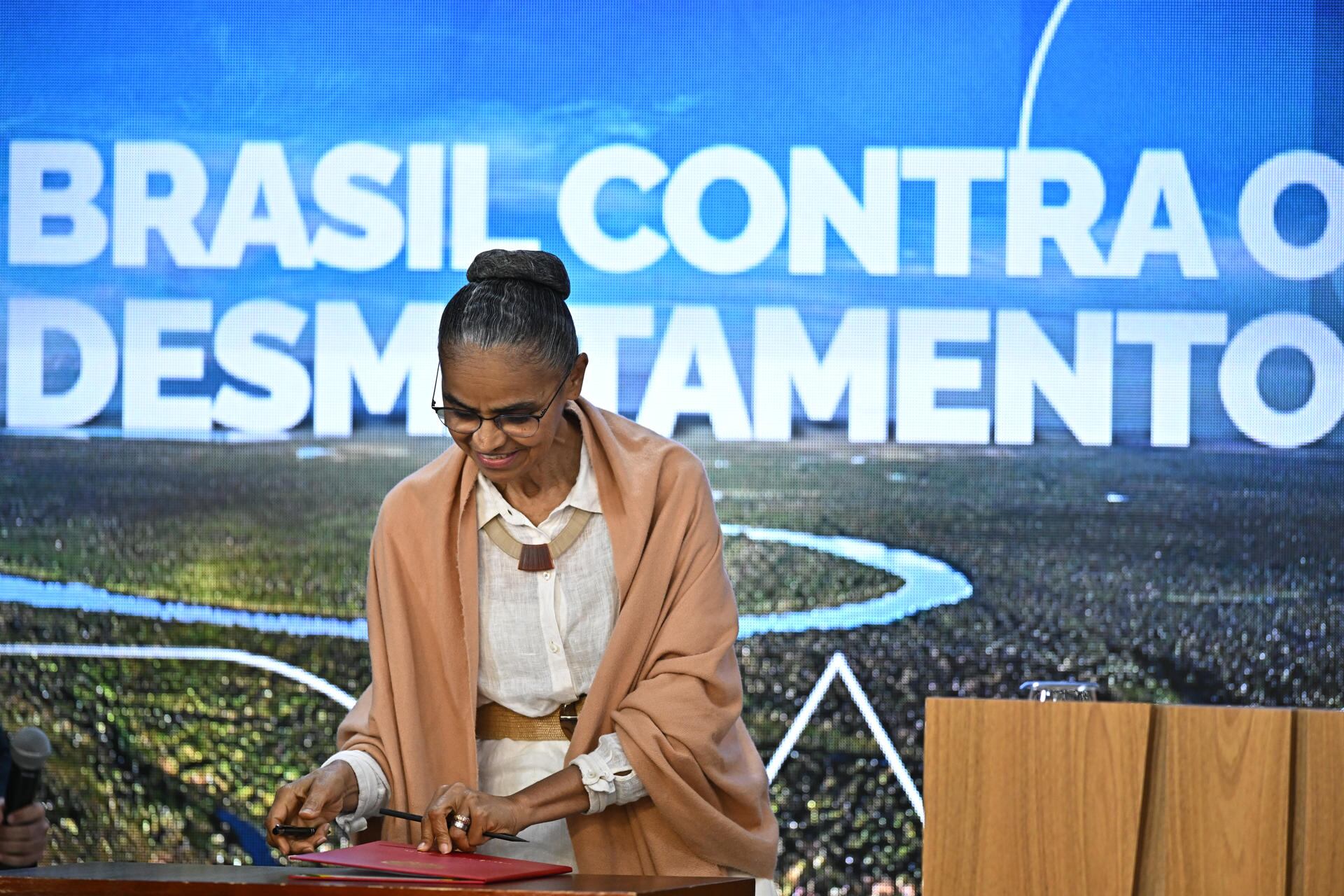 La ministra de Medio Ambiente de Brasil, Marina Silva.