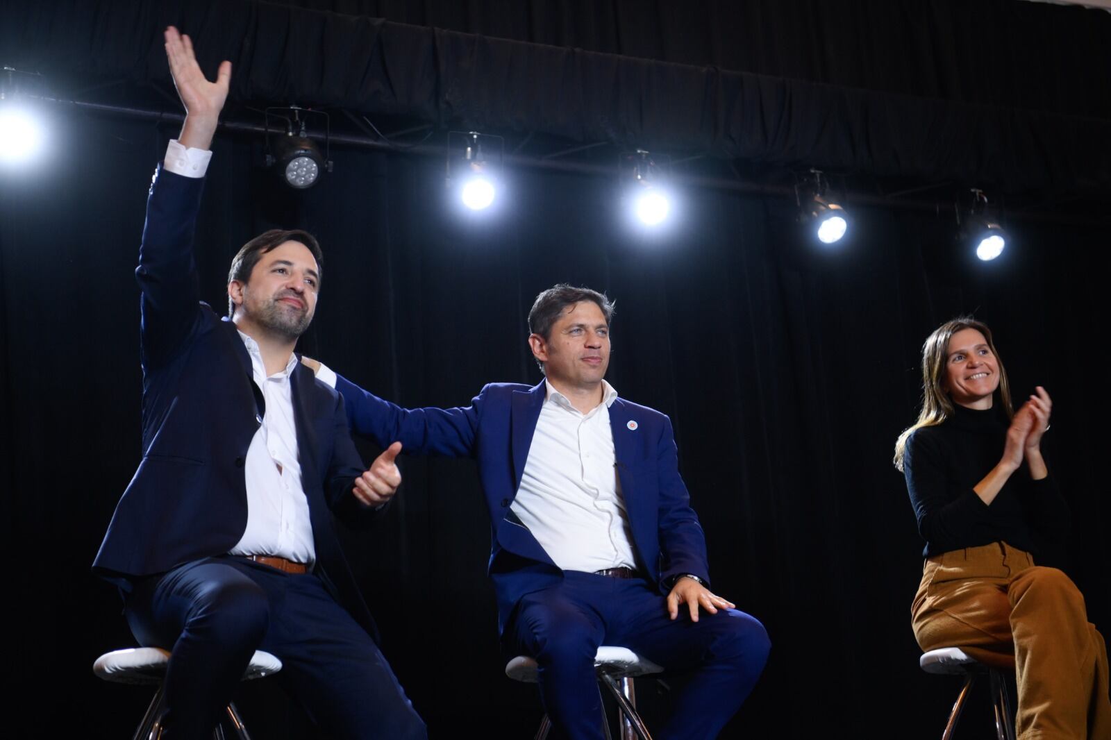 Kreplak, Kicillof y Raverta en Mar del Plata. 