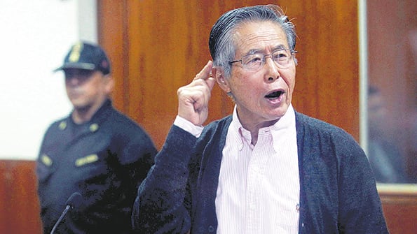 Alberto Fujimori volvió a la misma prisión de la que había salido indultado hace trece meses.