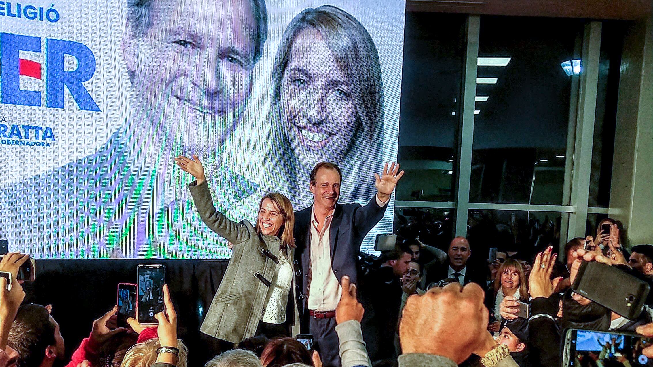 Gustavo Bordet compartió fórmula con su ministra de Desarrollo, Laura Stratta.