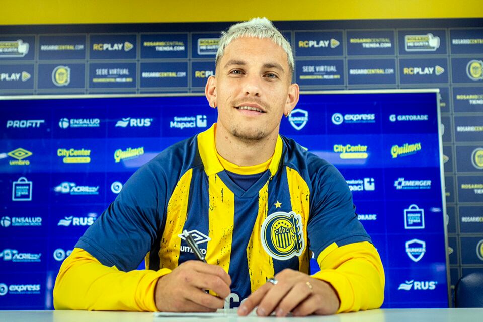 Enzo Copetti destacó el acompañamiento de la dirigencia de Central.