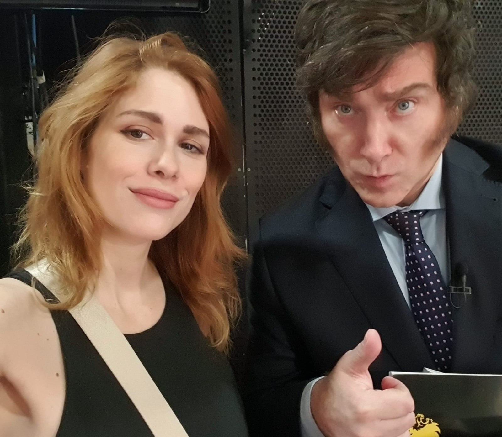 Lilia Lemoine y su asesorado, Javier Milei
