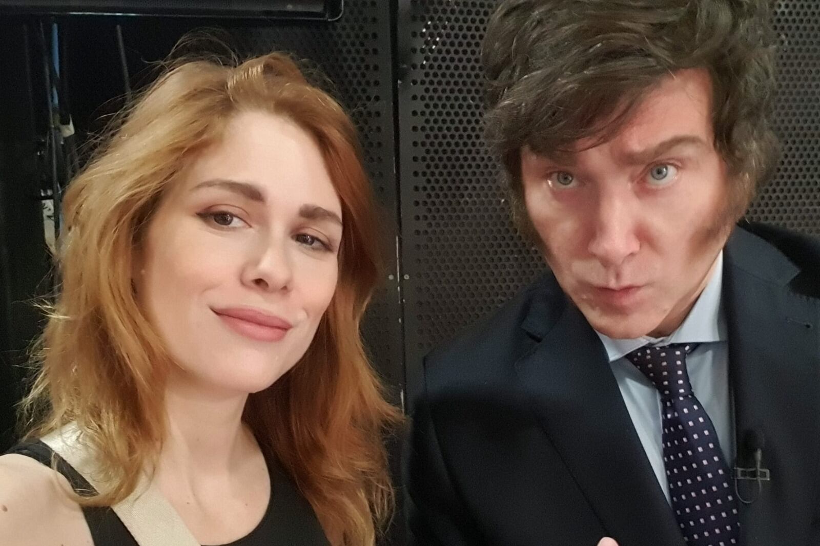 Lilia Lemoine y su asesorado, Javier Milei