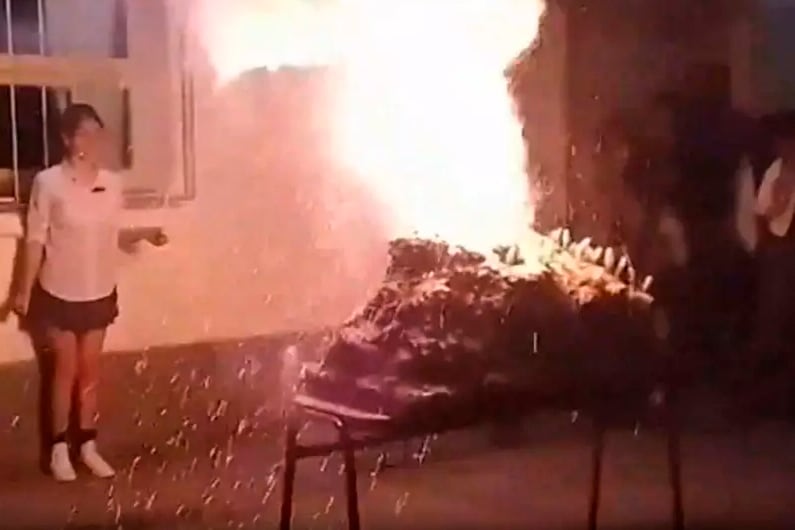 El experimento fallido con un "volcán".