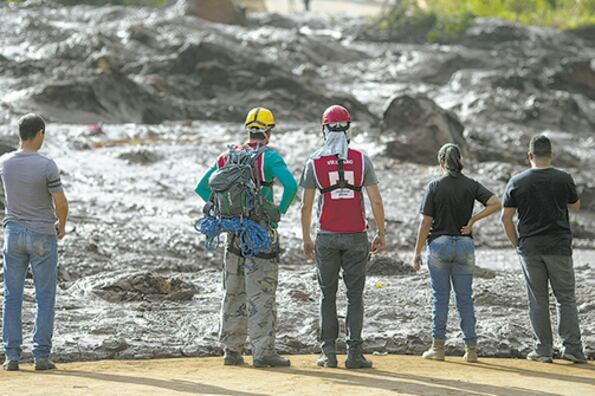 El pueblo de Brumadinho fue prácticamente destruido por el enorme aluvión de barro contaminado.