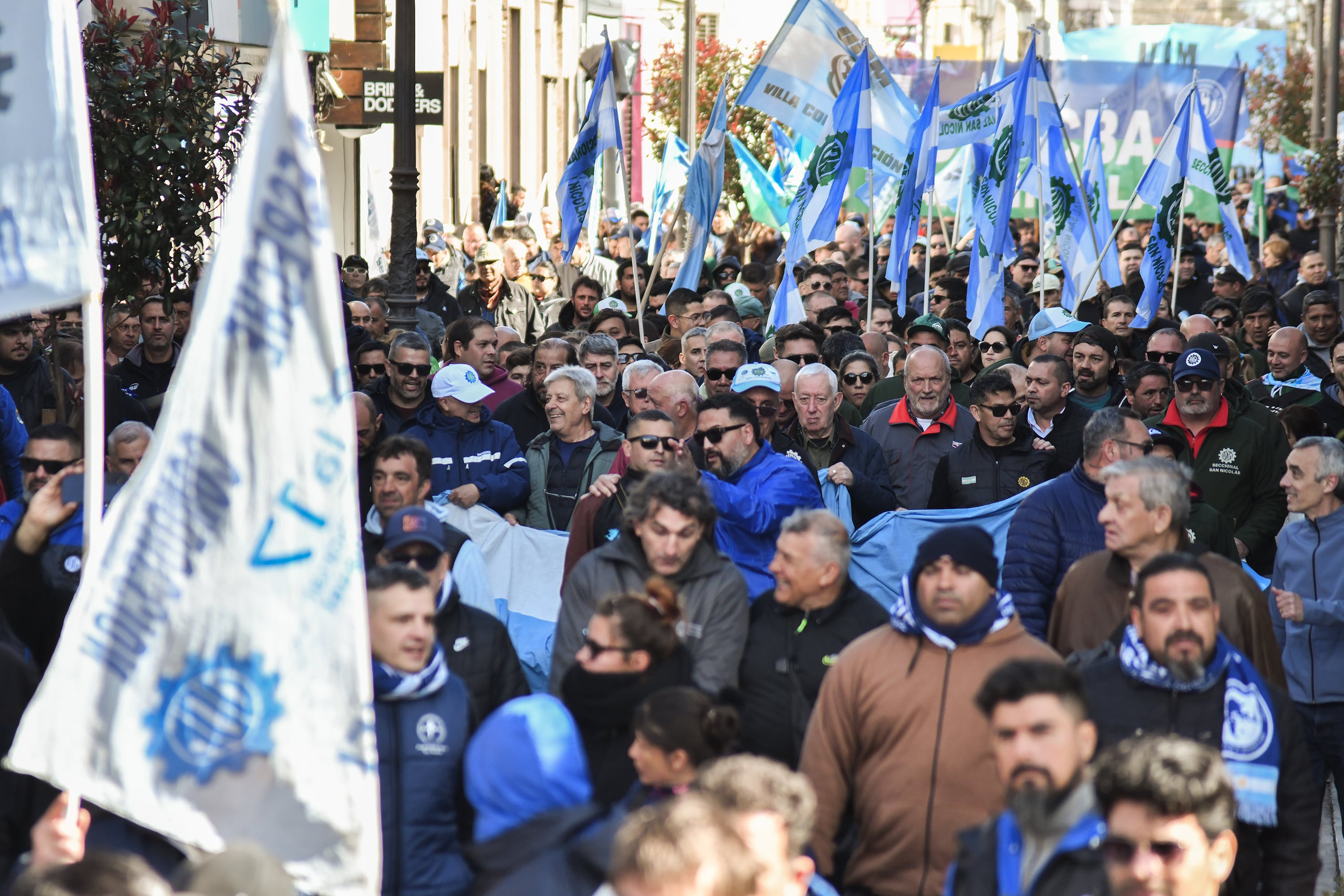 Marcha UOM en San Nicolas, Abel Furlan-04/09/2025