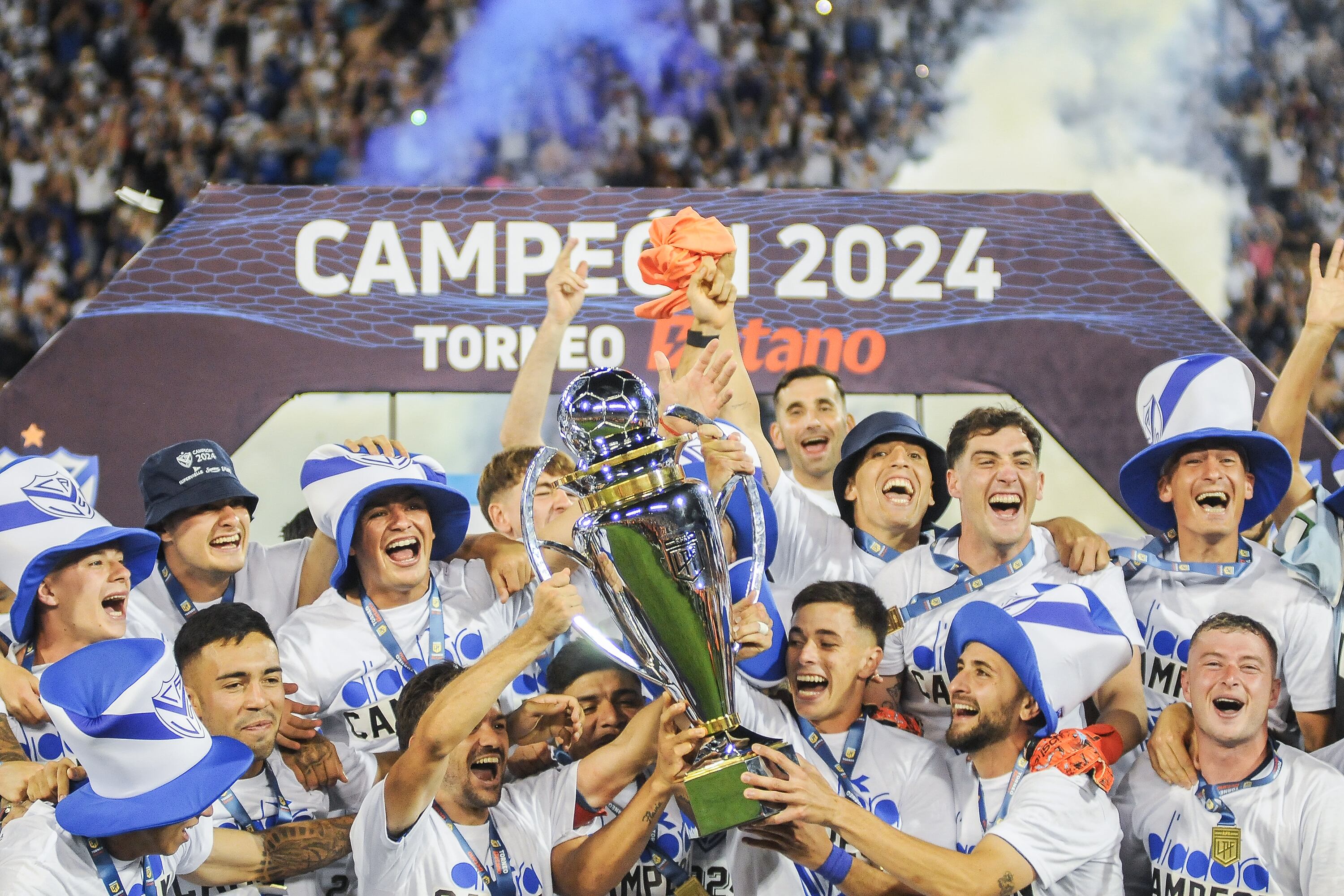 Vélez Campeón de la Liga Profesional 2024.